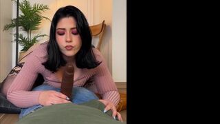 Styxhips Lusty Thick Girl Suck And Rides A Big black Dildo