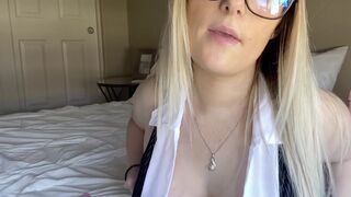 MissCassi Blonde MILF Fucking Dildo In Her Pussy