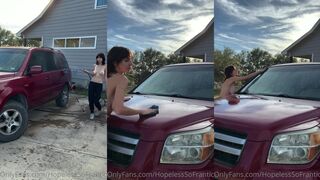 HopelessSoFrantic Car Wash Topless