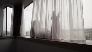 Anal porn in the window