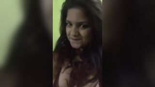 Auntie full of amazing boobs and pink pussy selfie
 Indian Video