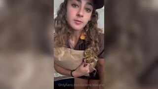 Claire Stone Onlyfans UPS Striptease Hot Teen Video