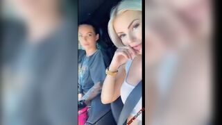 Layna boo with viking barbie strap on porn in car snapchat