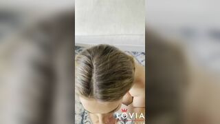 Eva Lovia Deepthroat Blowjob Cum On Tits Video Leaked