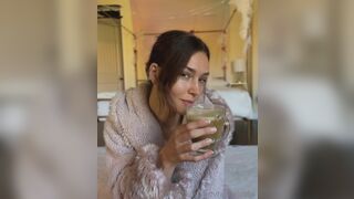 Rachel Cook Topless Coffee Drinking Video Leaked