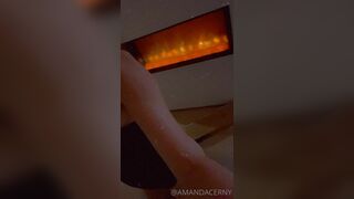 Amanda Cerny Nude Teasing in Black Lingerie Leak