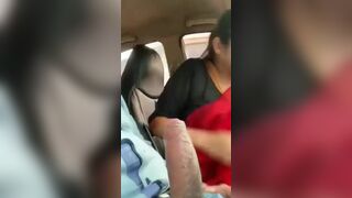The owner’s beautiful wife sucked the driver’s cock in the car
 Indian Sextape