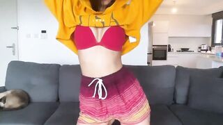 Yael Cohen Aris Topless Twerking in Bra Shorts Video Leaked