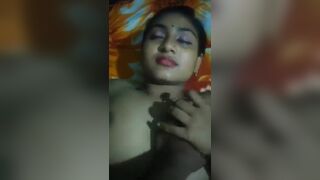 Wife experienced extreme orgasm just by pressing boobs
 Indian Video Tape
