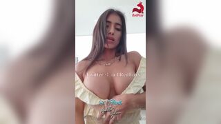 Anabella Galeano Naked Teasing in Mini Skirt Video Tape Leaked