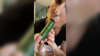 Top Christina Khalil Cucumber Blowjob Video Tape