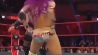 Amazing WWE Sasha Banks sloppy Blowjob porn and nudes
