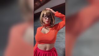 Super Hot PandoraKaaki Velma Cosplay Video Tape