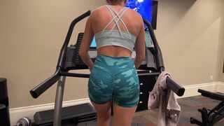 Christina Khalil Treadmill Ass Tease Video Tape Leaked