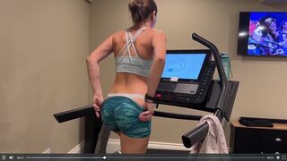Christina Khalil Treadmill Ass Tease Video Tape Leaked