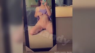 Sexy  Pdandy Mirror Wet Pussy Flash Fansly Video Tape Leaked