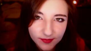 Amazing AftynRose ASMR Red Lipstick And Shoes Naked