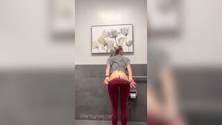 Married But Still Get Wet In Public Here’s Me In The Gym Bathroom Showing My Holes And Wet Panties [video] [Reddit Video]