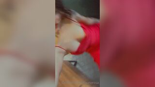 Mia Alves Amazing Red Dress Tease Video Tape Leaked