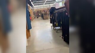 Hot Shopping Mall With Anal Butt Plug Public Video Tape