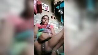 The village woman vented her anger by fucking her juicy pussy with a coyote stick
 Indian Video Tape