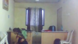In the government office, the female officer lifted the saree and sat on the dick of the personal assistant.
 Indian Video Tape