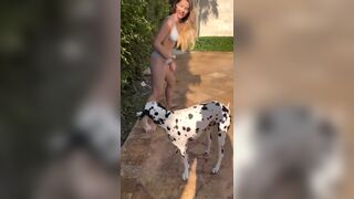Gorgeous Amanda Cerny Hot Thong Bikini Video Tape Leaked