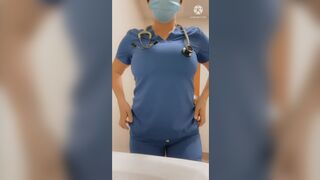 These Scrubs Are So Tight Around My Titties Had To Give Them A Break [video]– CookieDoeMILFshake [Reddit Video]