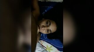 Uncle doing boob and mouth fucking of beautiful niece
 Indian Video Tape