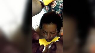 Indian woman takes 4 men’s thick cumshots on her face
 Indian Video Tape