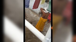 I secretly saw neighbor aunty’s big ass changing clothes after bath
 Indian Video Tape