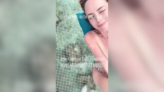 Top  Kaya Scodelario Sexy Topless Instagram Story HD