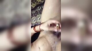 Lonely lonely girl masturbating with perfume bottle
 Indian Video Tape