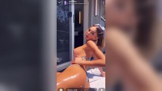 Sexy Lyna Perez Naked Balcony Tease Video Tape Leaked