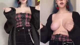 Goth Young Big Boobs Naked Tiktok Dance Leaked