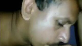After sucking tits of sister-in-law, kissing her lips and giving cock in mouth
 Indian Video Tape