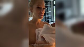 ScarlettKissesXO Butler Bathtub Porn Video Tape Leaked