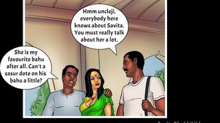 Effect of sexual medicine, husband Ashok’s eye on Savita’s sister-in-law’s friend!
 Indian Video Tape