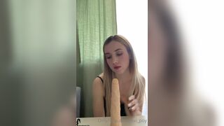 Lexi Poy Riding Dildo and Blowjob Onlyfans Leaked Video