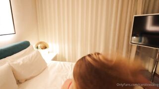 Caroline Zalog Bedroom POV Leaked Video