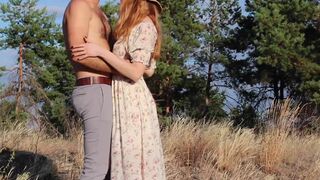 Fantastic outdoor porn with hot woman