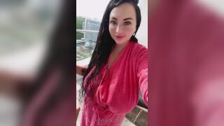 Cute Russian Artdikaya_ teasing with her Huge Titties on Onlyfans