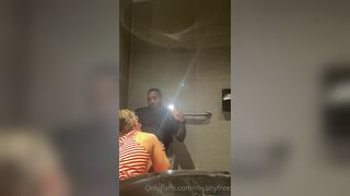 Royaltyfree gets fucked in a Public Bathroom Onlyfans Video