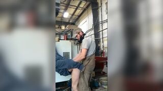 Woman does oral and has sextape with man at his workplace