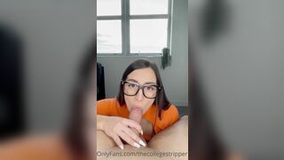 Thecollegestripper Velma Cosplay Fucking Her Phat Pussy Leaked Onlyfans Video