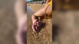 Natalie Roush Feet Tease On Beach PPV Sex Tape Leaked
