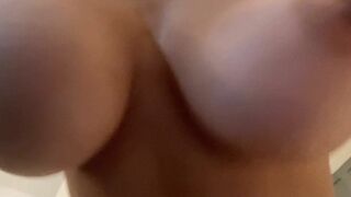 Brittany Furlan closeup big titties shaking