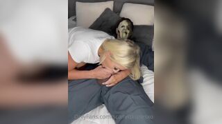 ScarlettKissesXO Halloween Special Facial Blowjob
