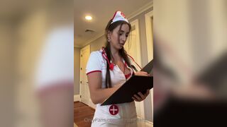 Christina Khalil Hot Nurse Tease