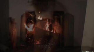 Gorgeous Mia Melano Blowjob On Fireplace Tape Leaked